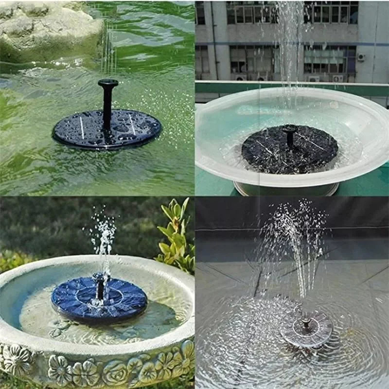 Solar Floating Fountain Floating Solar Fountain Garden Water Fountain Pool Pond Decoration Solar Panel Powered Fountain